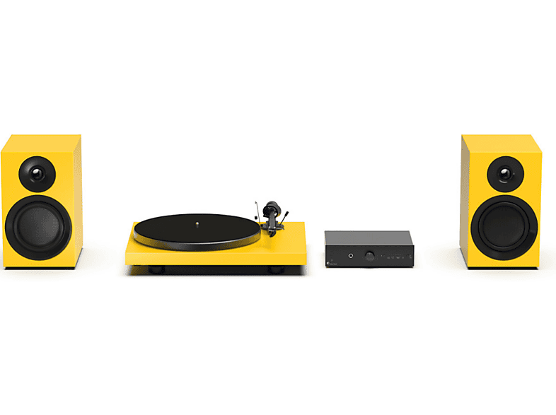 Pro-Ject Colourful Audio System E, Satin Gelb; HiFi Set