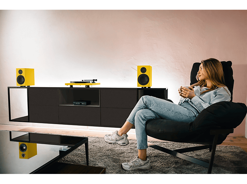 Pro-Ject Colourful Audio System 2, Satin Gelb; HiFi Set — Foto 3 von 4