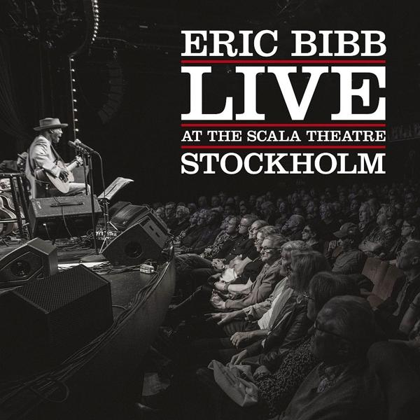 Album borító: Eric Bibb, élőben a színpadon, tömeg a háttérben.