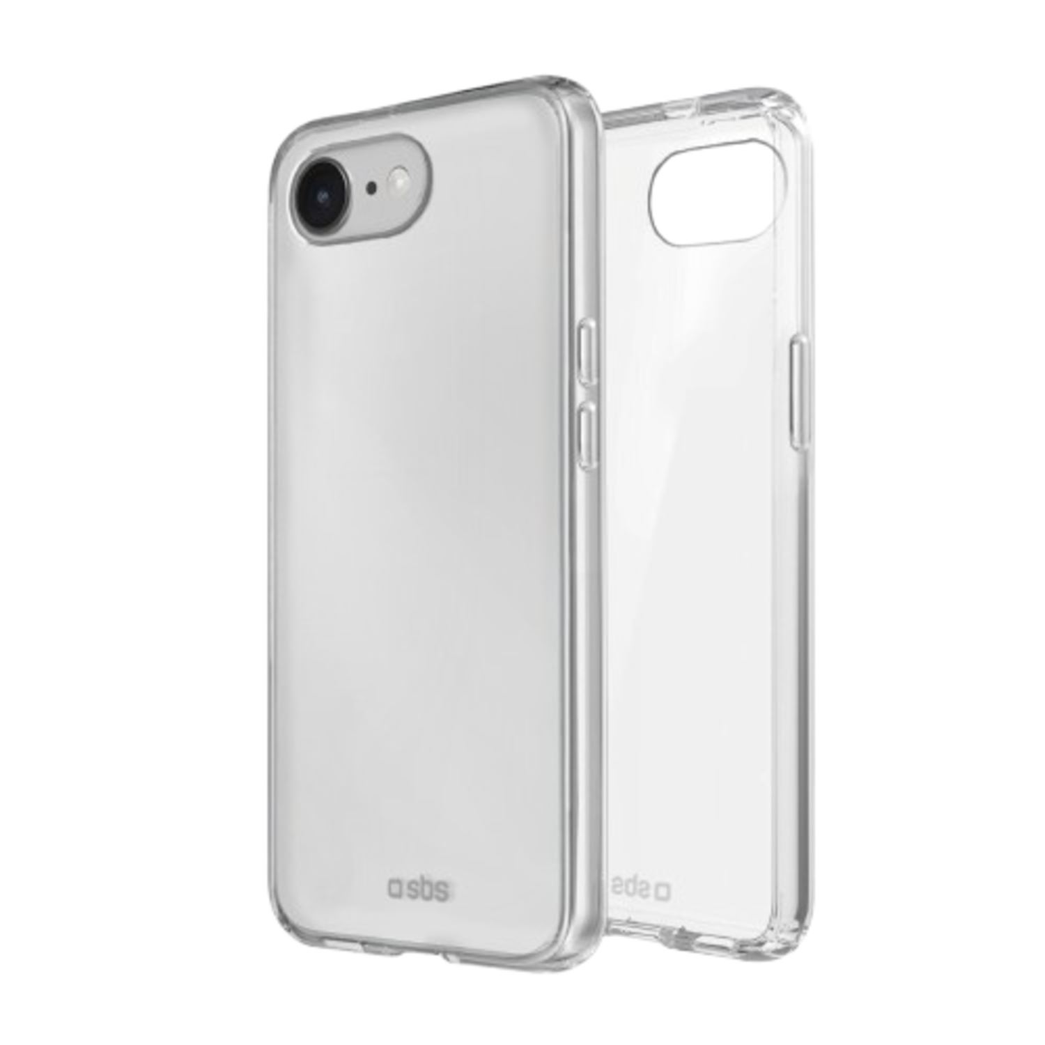 SBS MOBILE Skinny Telefoonhoesje voor Apple iPhone 16E Transparant afbeelding