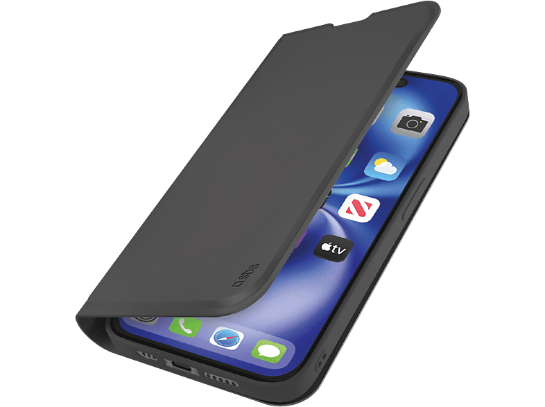 SBS Cover Wallet Smooth iPhone 16E Zwart (TEWALIPSE25K) | MediaMarkt