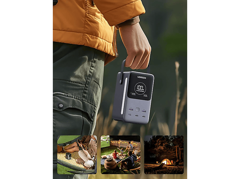 UGREEN 48.000 mAh 300W 5 Portlu Şarj İstasyonu 3xUSB-C, 2xUSB-A