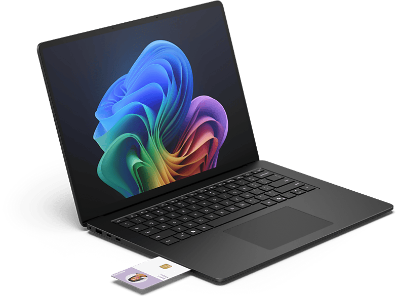 Portátil - Microsoft Surface Laptop Copilot + PC 48 TOPS Profesional, 15" Intel®Core Ultra 7 266V, 16GB RAM, 512GB SSD, Arc™ Onboard Graphics, W11 P