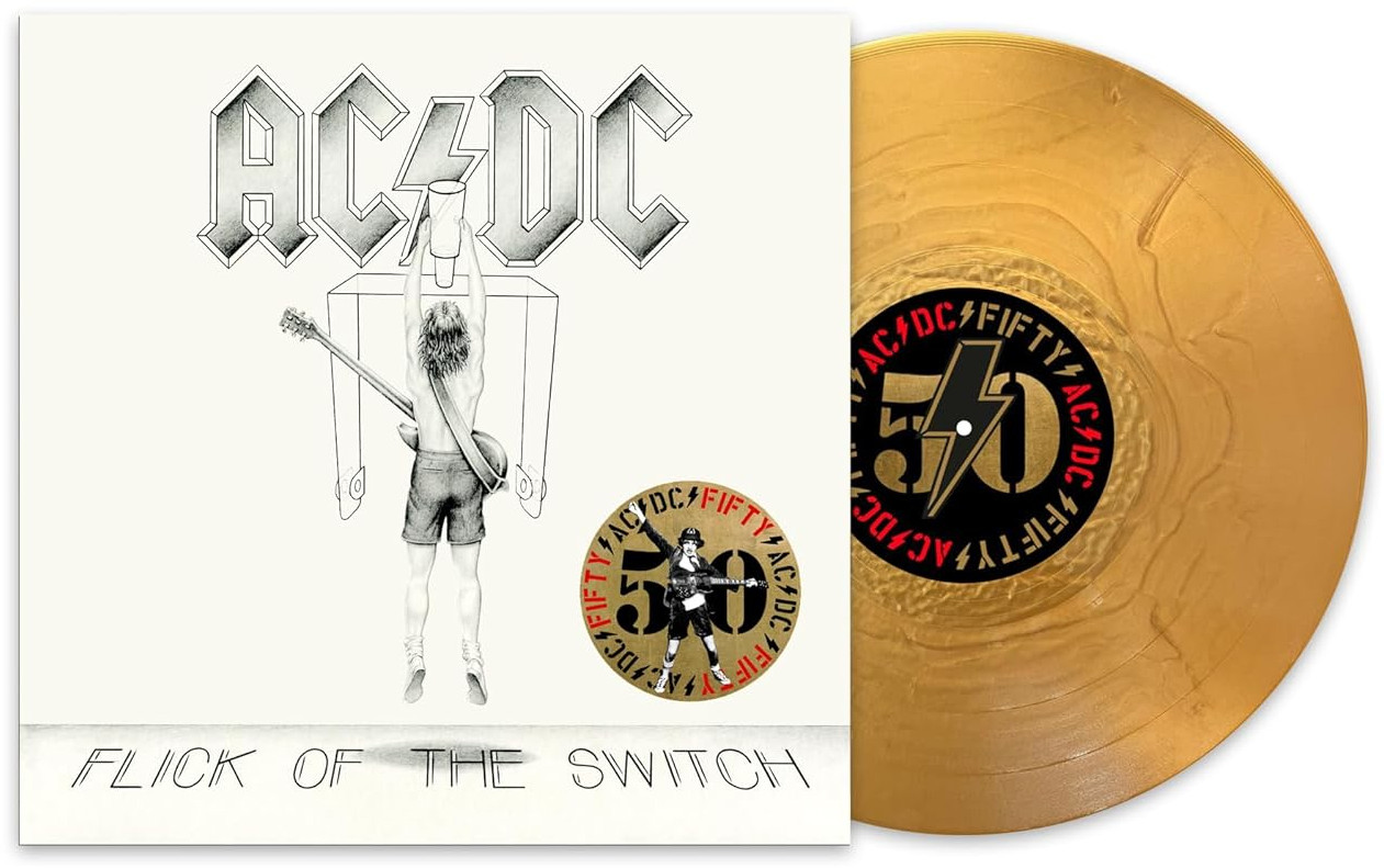 AC/DC - Flick Of The Switch (Limited Gold Metallic Vinyl) (High Quality) (Vinyl LP (nagylemez))