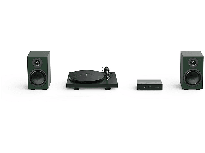 Pro-Ject Colourful Audio System 2, Satin Grün; HiFi Set