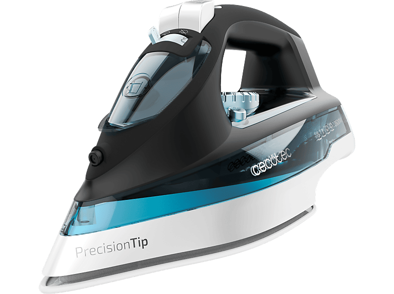 Plancha de vapor - Cecotec horizontal IronHero 2600 Force, golpe 210 g/min, suela gran resistencia, Black