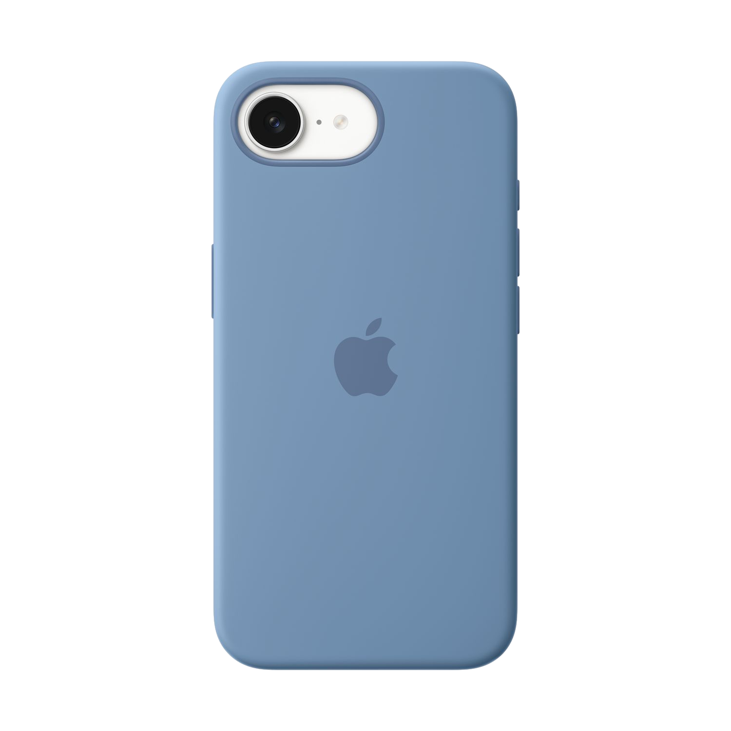 Apple Silicone Cover Voor Iphone 16e Winter Blue