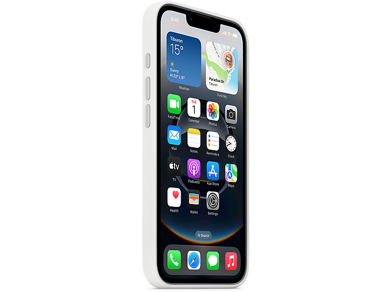 APPLE Silikonowe etui iPhone 16e biały – zdjęcie 3