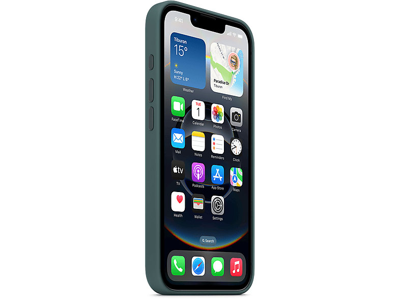 Apple Silicone Case do iPhone 16e Górskie jezioro – zdjęcie 3