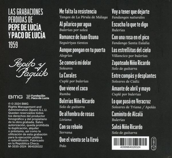 Ein Plattenlabel mit Songtiteln und Namen.