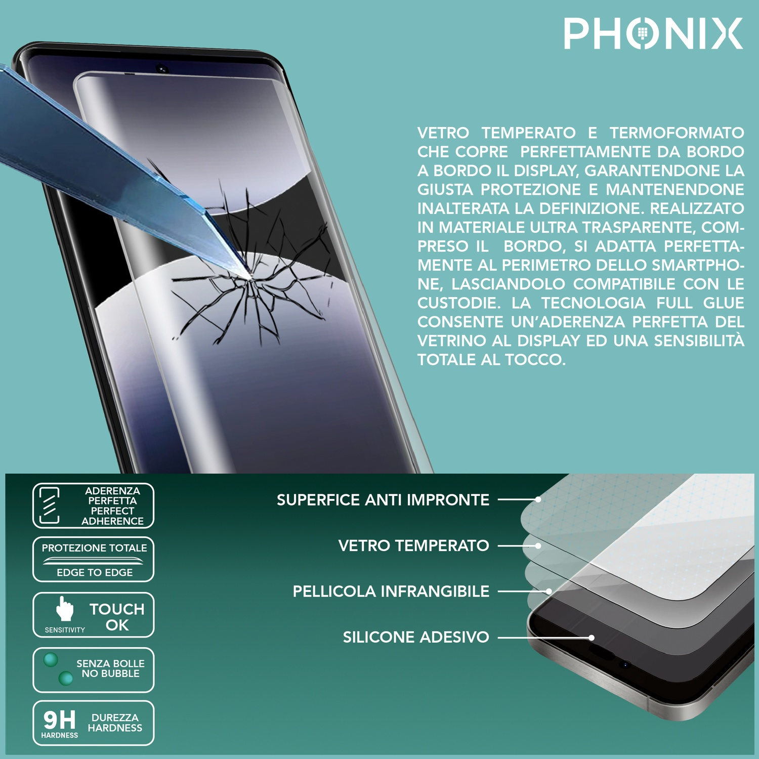 TM-Concept® - Vetro temperato colorato Xiaomi Redmi Note 5-0,30 mm Privacy Radian 2,5D