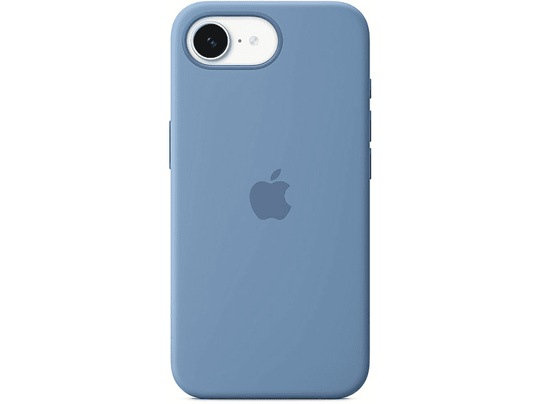 Apple Silikon Backcover, für Apple iPhone 16e, Winter Blue; Handyhülle