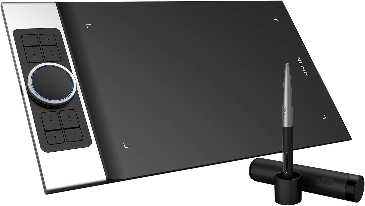 XP-PEN Deco Pro S digitalizáló tábla, 9" x 5", 5080 LPI, USB, fekete-ezüst (DECO PRO S)