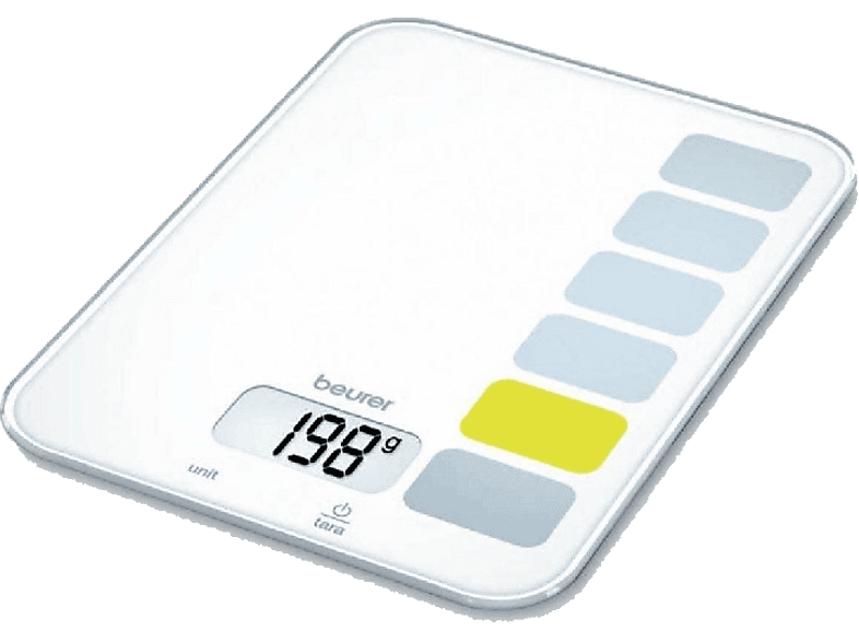 Balanza de cocina - Beurer KS 19 Peso máximo 5Kg, Escala medición 1g, Display digital