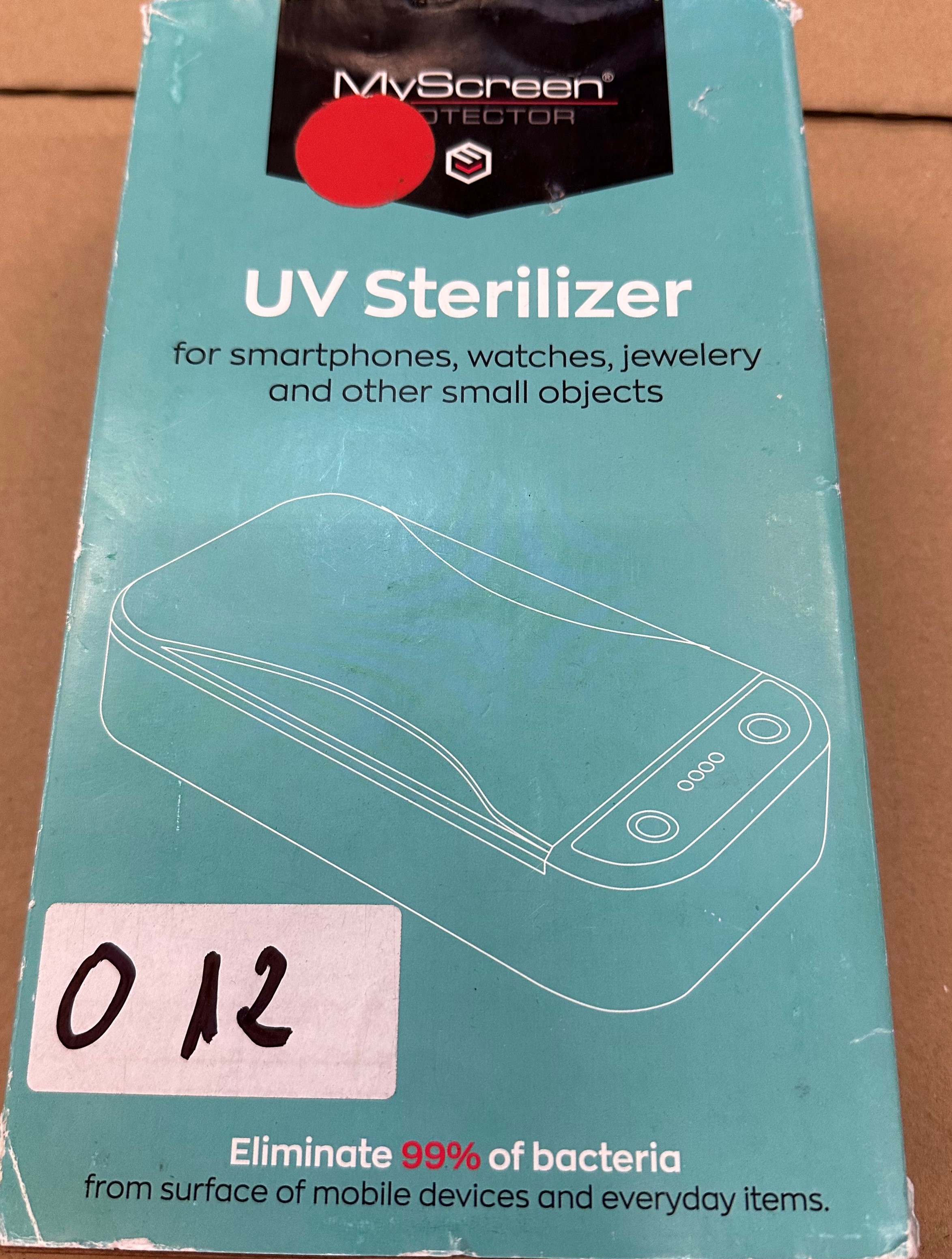 OUTLET - Sterylizator UV MYSCREEN PROTECTOR Biało-szary