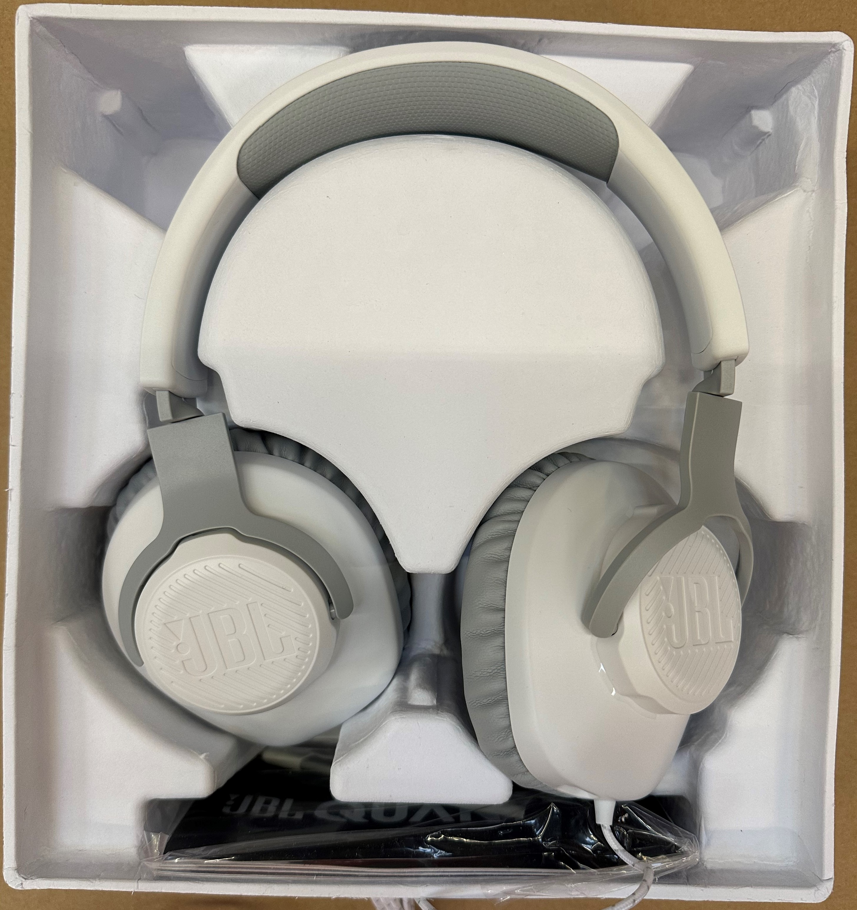 OUTLET - Słuchawki przewodowe JBL Quantum 100 Biały
