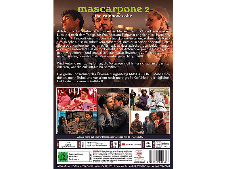 Thumbnail - Mascarpone 2: The Rainbow Cake DVD