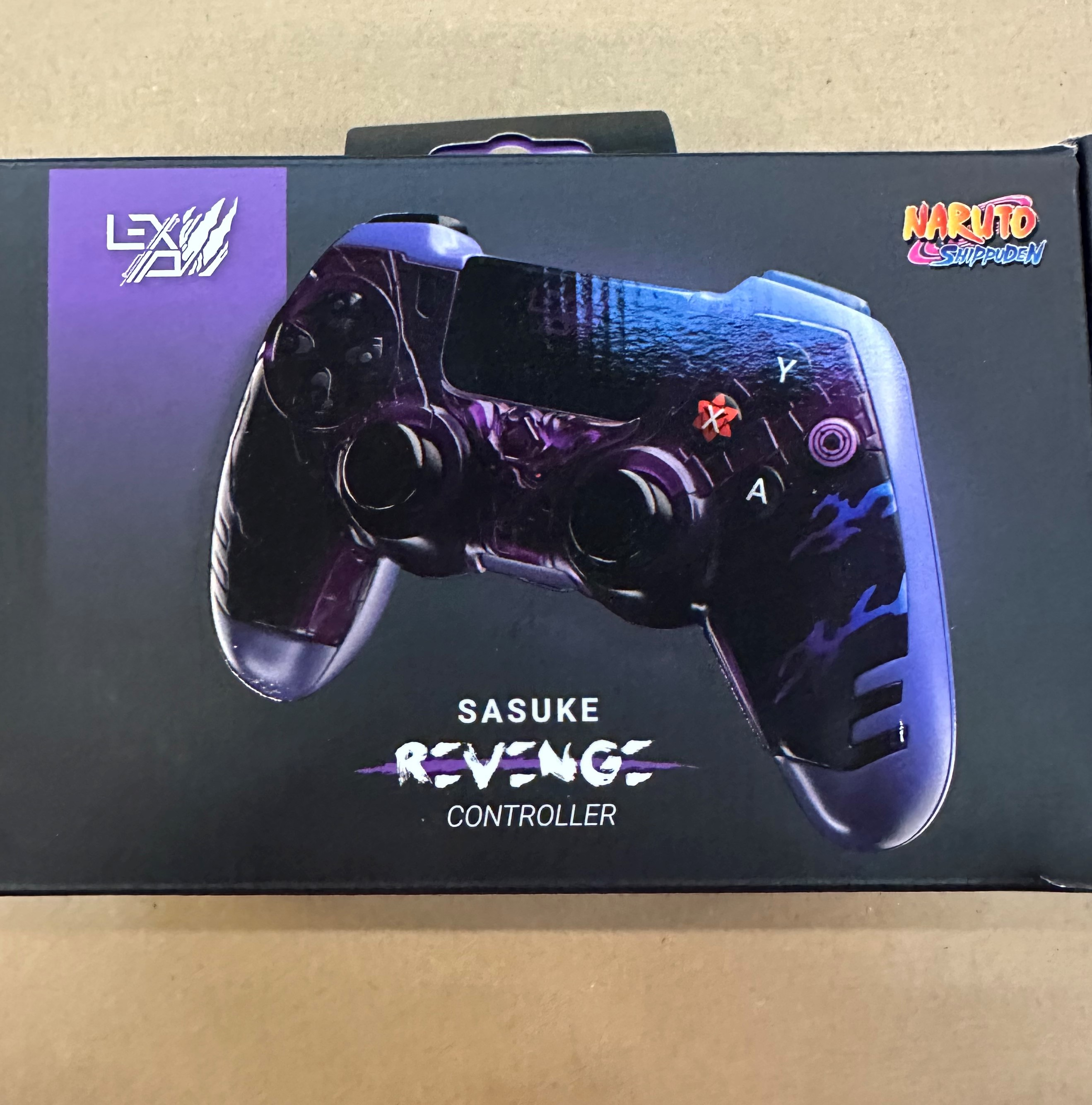 OUTLET  Kontroler bezprzewodowy LEXIP Sasuke Revange Naruto Shippuden Fioletowy