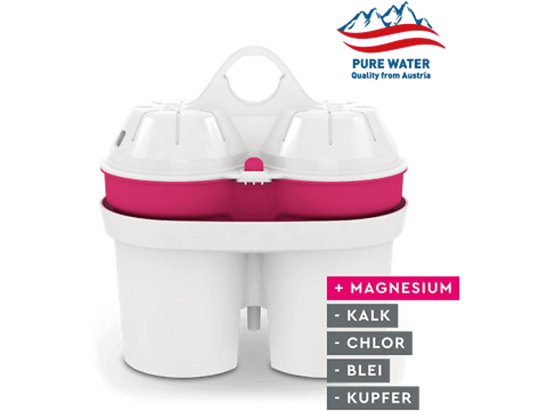 Thumbnail - BWT 125557842 Aqualizer Home mit 1 Magnesium Mineralized Wasserfilterkartusche, Tischwasserfilter, Blau/Transparent