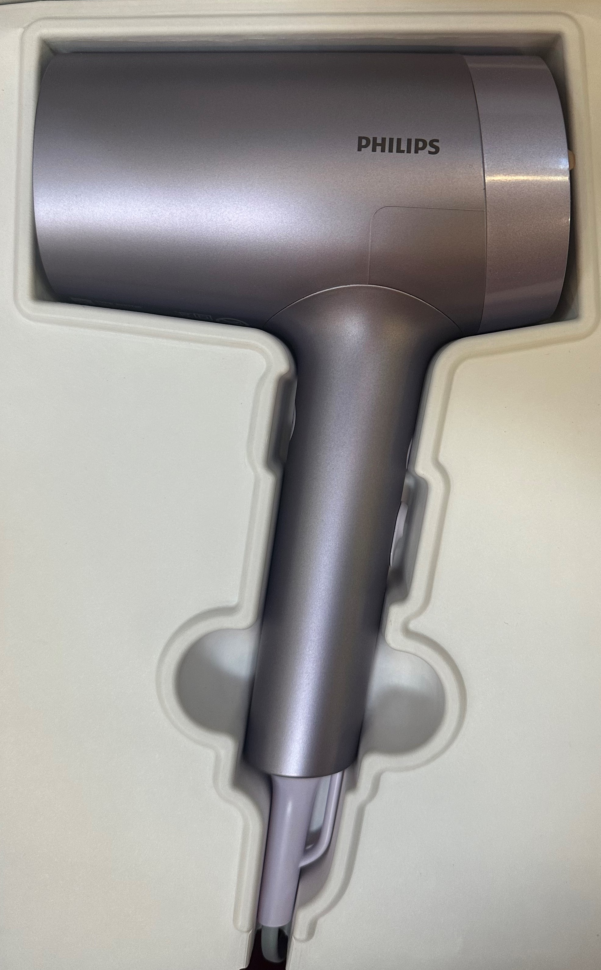 OUTLET Suszarka do włosów PHILIPS BHD720/10 Thermoshield Advanced 1800W Fioletowy metaliczny