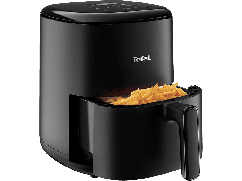 TEFAL Easy Fry Compact (EY145B) Heissluftfritteuse mit 3L-Fassungsvermögen, ideal für 1-4 Personen