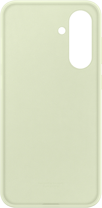 Világoszöld telefontok. Fehér háttér. Szöveg: Designed by Samsung.