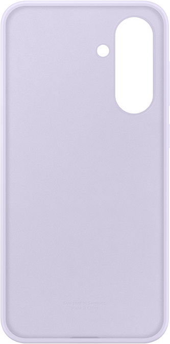 Lila telefontok. Fehér háttér. Szöveg: Designed by Samsung.