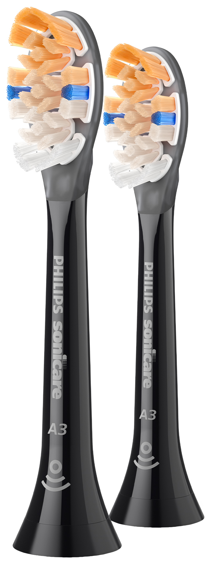 PHILIPS Sonicare A3 Premium All-in-One HX9092/88 fogkefefej csomag 2 db, fekete