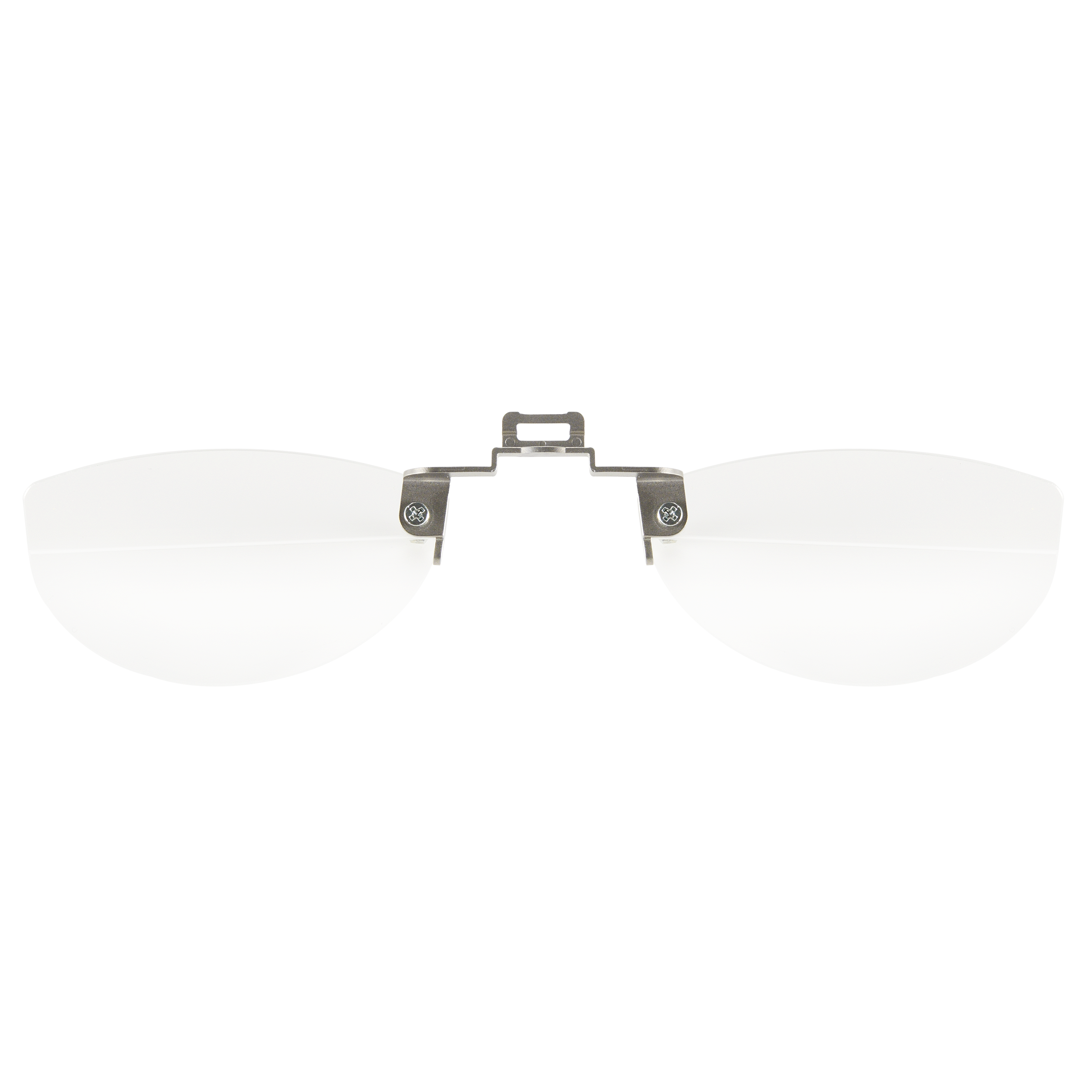 Brille mit kreisförmigen Gläsern und Steg.