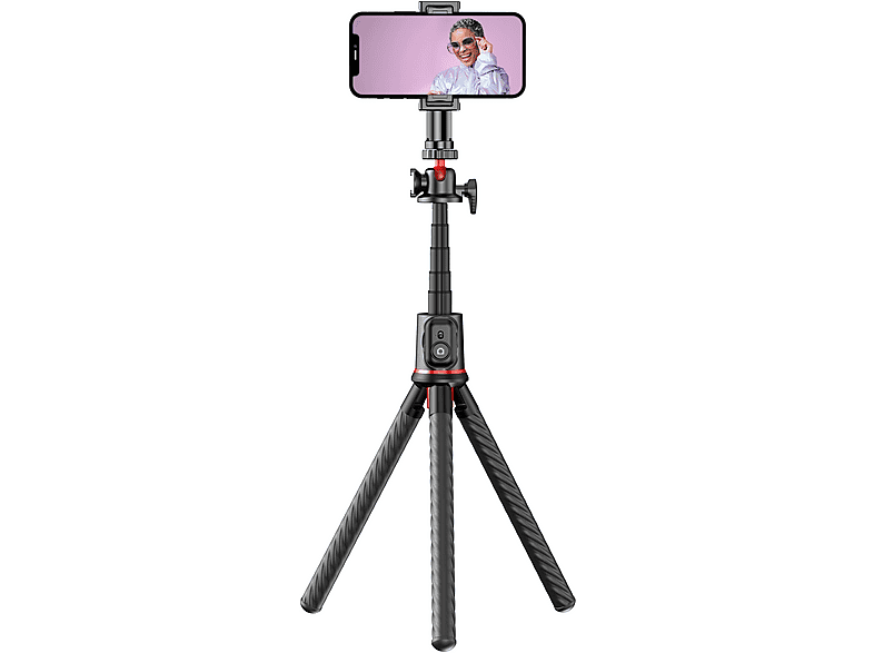 Thumbnail - ROLLEI Easy Creator MonkeyPod Dreibahnstativ Stativ, Schwarz, Höhe offen bis 46 cm