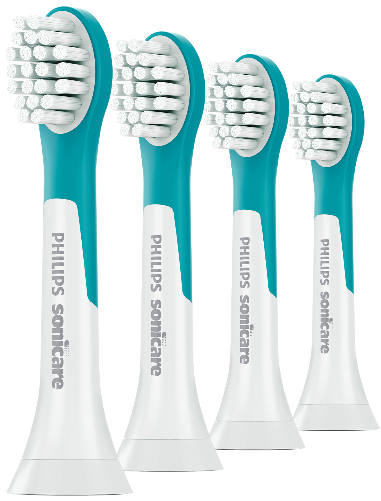 PHILIPS Sonicare for Kids Compact HX6034/90 fogkefefej gyerekeknek 3 éves kortól 4 db, fehér-aqua