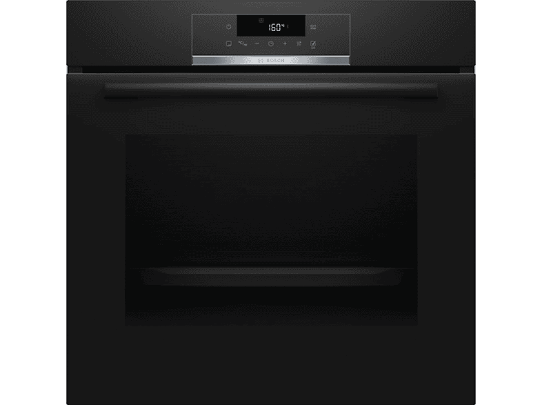 Bosch HBA572BB3F, Serie 4, Multifunción, Pirolítico, 71 l, 3D Hotair, Función Air Fry, 60 cm, Negro