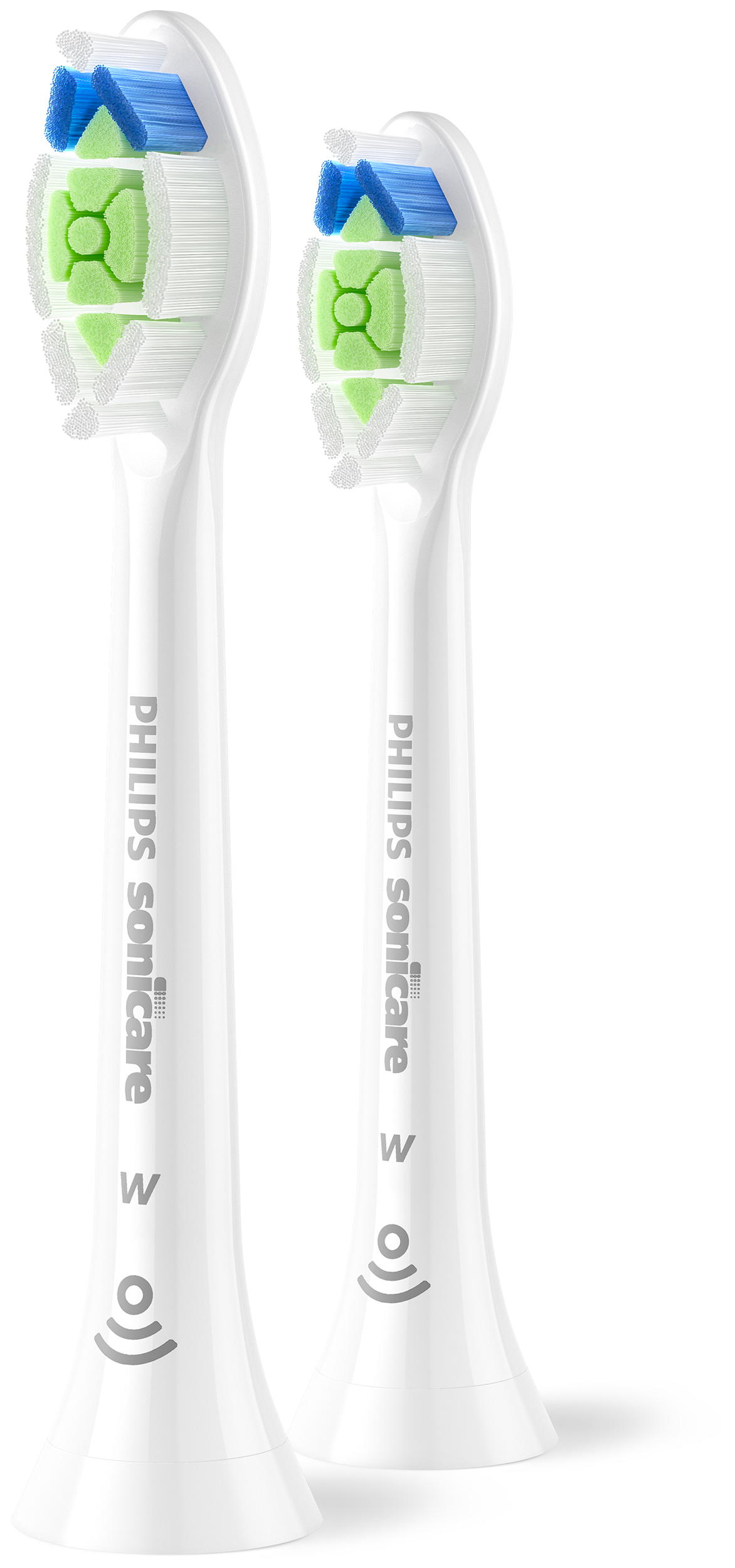 PHILIPS Sonicare W Optimal White HX6062/87 standard fogkefefej 2 db, fehér