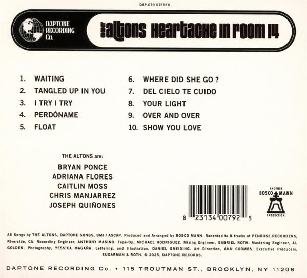 Albumcover mit Titelliste. Der Titel ist in weißem Text auf schwarzem Hintergrund.