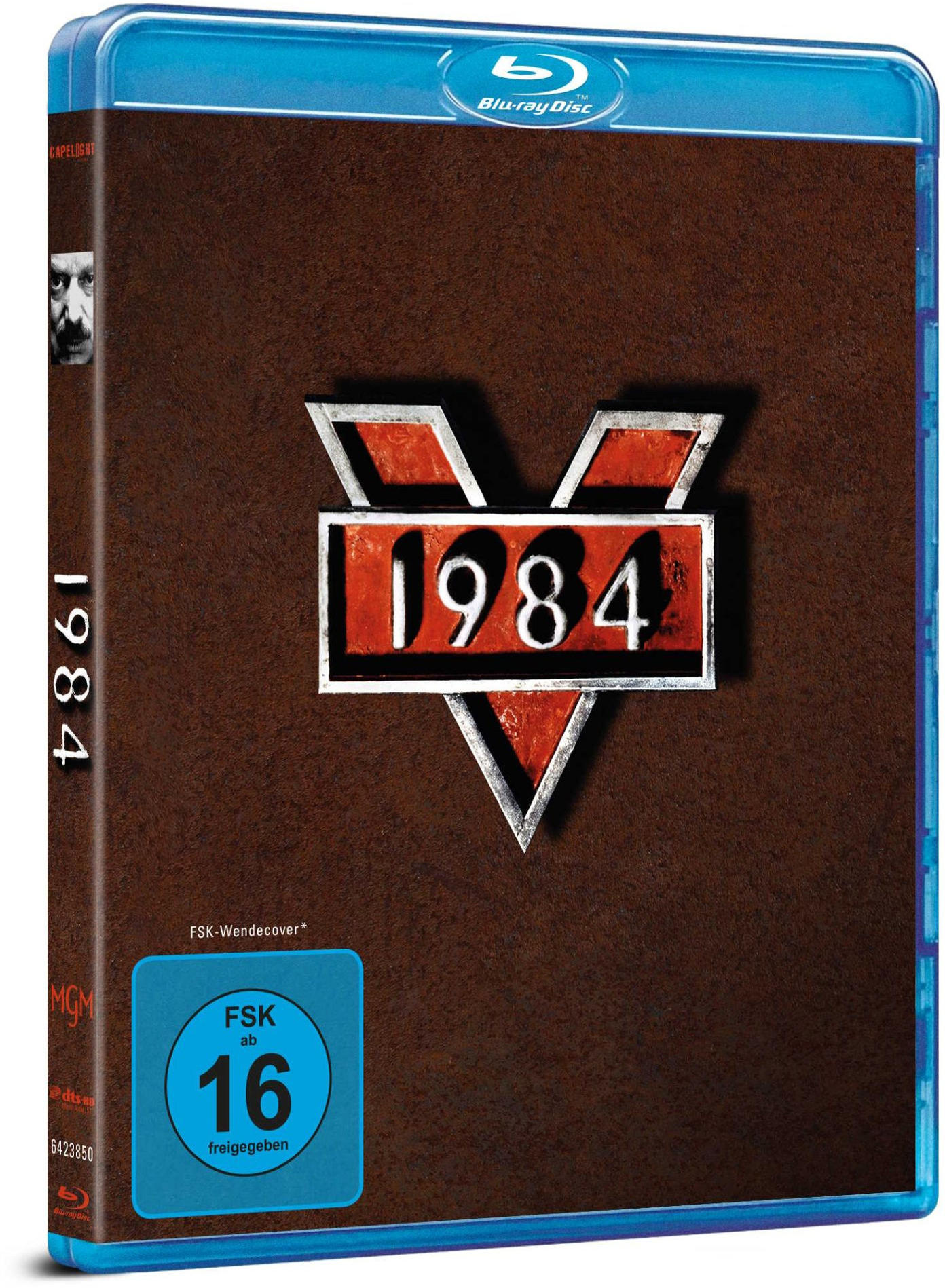 Blu-ray-Hülle für den Film 1984 mit dem Titel auf der Vorderseite.