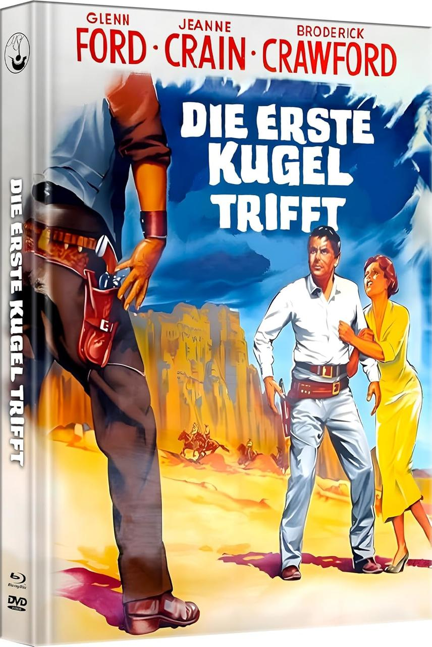 Film-DVD-Cover, ein Mann mit braunem Lederholster und einer Pistole.