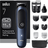 MediaMarkt BRAUN All-in-One 11-in-1 AIO 7540 Multigroomer Blauw aanbieding