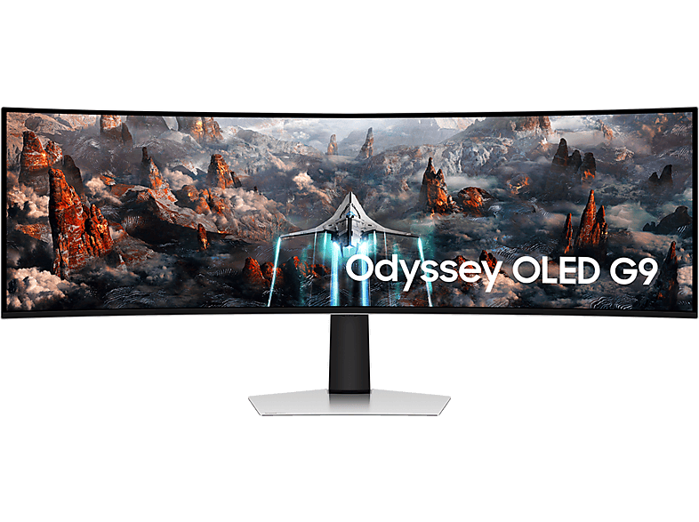 Monitor gaming - Samsung Odyssey G9 LS49CG934SUXEN , 49", OLED, 0.03ms, 240 Hz, Freesync Premium Pro, Silver