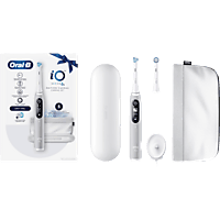 MediaMarkt ORAL-B elektrische tandenborstel iO6 grijs + pouch Elektrische tandenborstel Grijs aanbieding