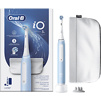 MediaMarkt ORAL-B elektrische tandenborstel iO3 blauw + pouch special edition Elektrische tandenborstel Blauw en wit aanbieding