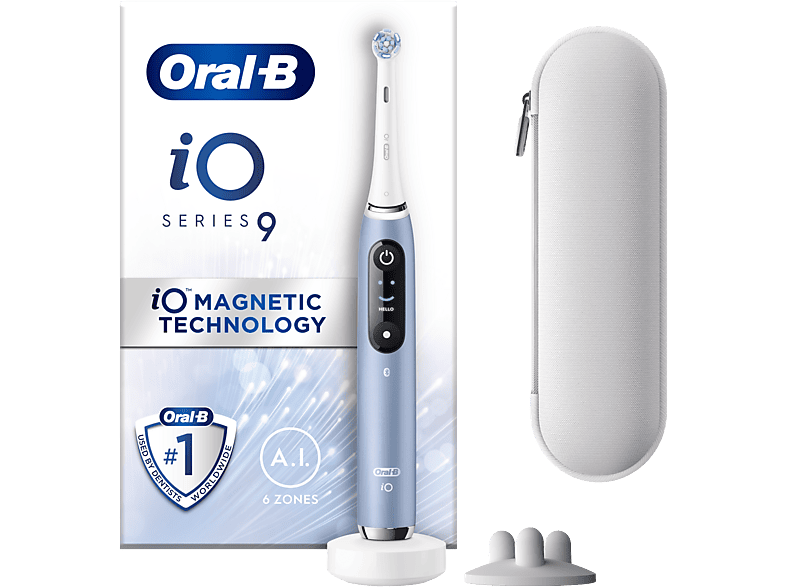 Oral B Io 9 Metalic Blauw + Reisetui