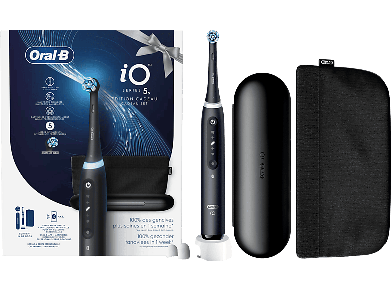 Oral B Io5 Zwart +etui+pouch