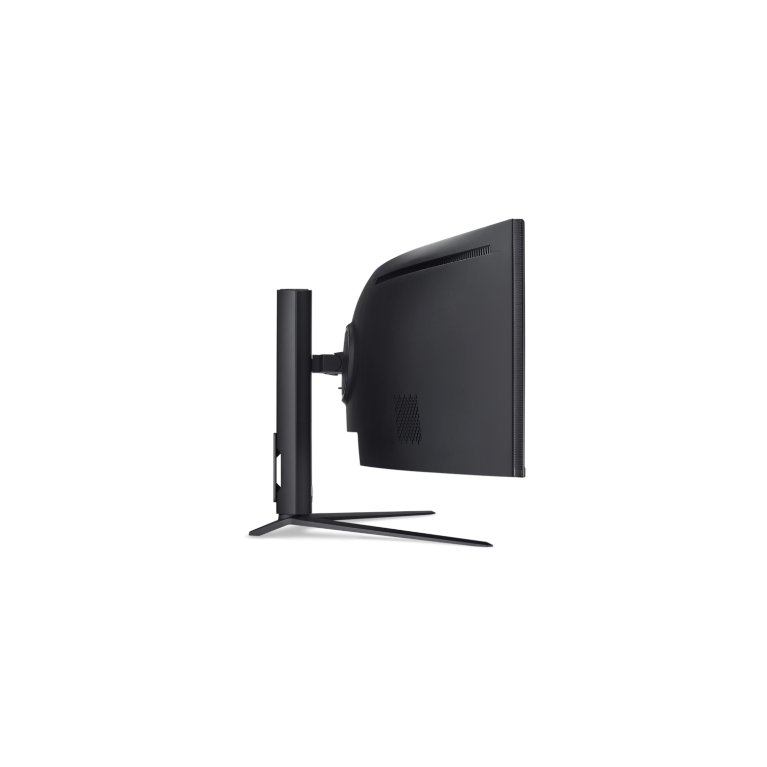 Gaming monitor from the side. Black. Predator logo.