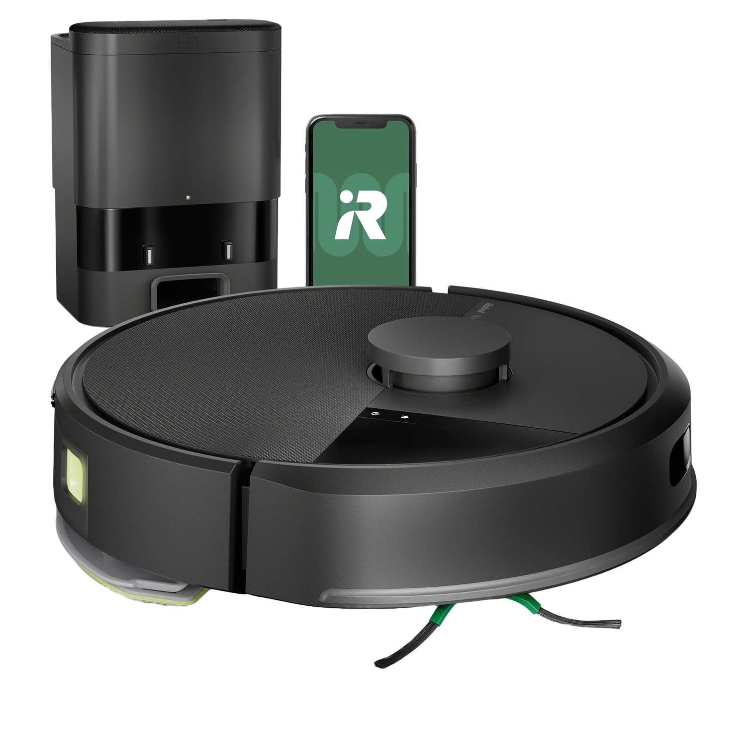 Irobot Y351040 Robotstofzuiger Met Dweilfunctie Zwart afbeelding