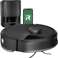 MediaMarkt IROBOT Y351040 Robotstofzuiger met dweilfunctie Zwart aanbieding