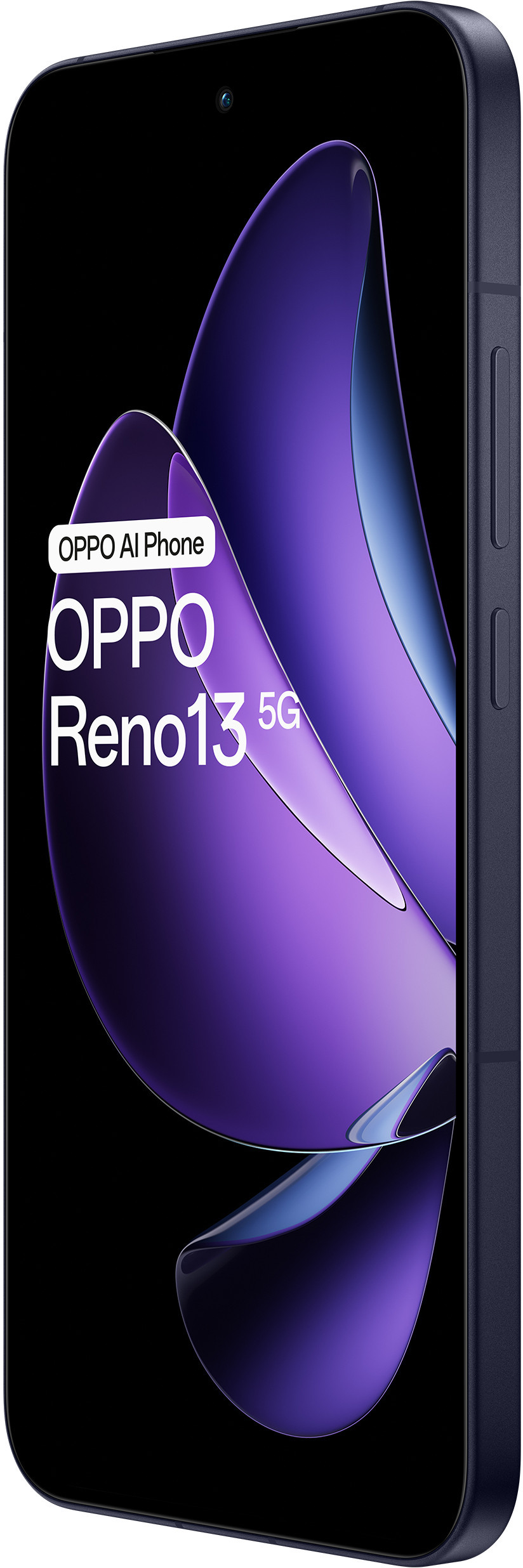 Niebieski smartfon Oppo Reno13 5G.