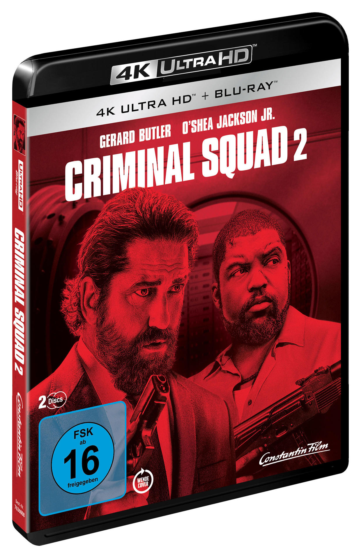 DVD-Hülle für Criminal Squad 2 mit Gerard Butler und O'Shea Jackson Jr.