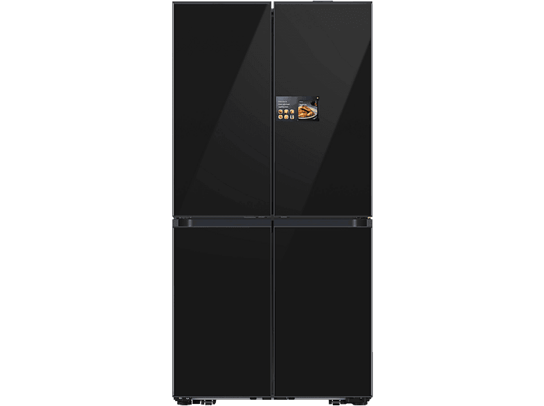 SAMSUNG RM90F67CECEF RM94F French Door Kühlgefriekombination (654 l, E, 1853 mm hoch, Clean Deep Charcoal (Glas))