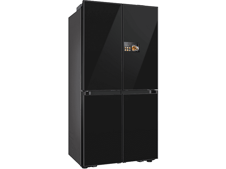SAMSUNG RM90F67CECEF RM94F French Door Kühlgefriekombination (654 l, E, 1853 mm hoch, Clean Deep Charcoal (Glas))