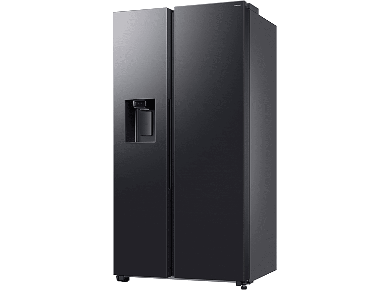 SAMSUNG RS70F67KCFEF Side-by-Side (634 l, C, 1784 mm hoch, Premium Black Steel)